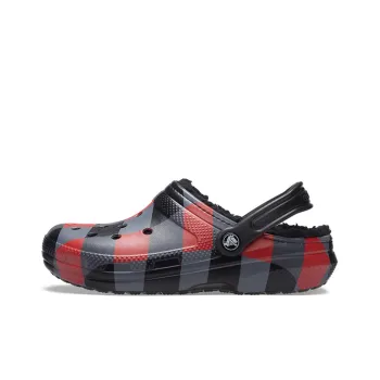Crocs Classic Clog Clogs Unisex Black Red Gray