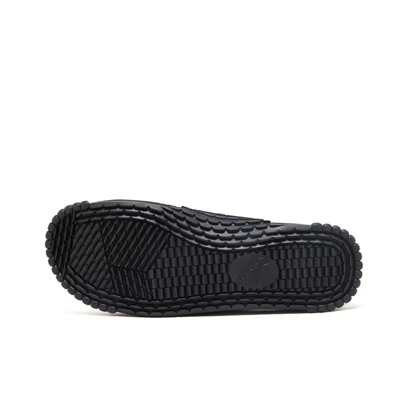 SHAKA Weekender Hook and Loop Beach Sandals Unisex Black-4