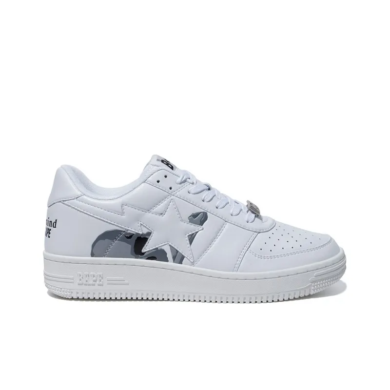 Mastermind JAPAN x A BATHING APE STA M1 Stylish Skateboarding Shoes Men's White-1