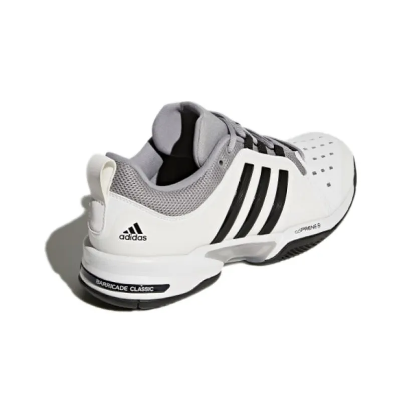 Adidas Barricade Classic Wide 4E 'Footwear White Black' Women's-3