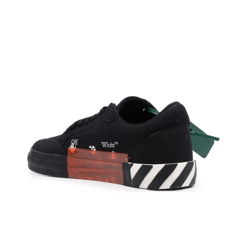 OFF WHITE Vulc Low Canvas Black White-3