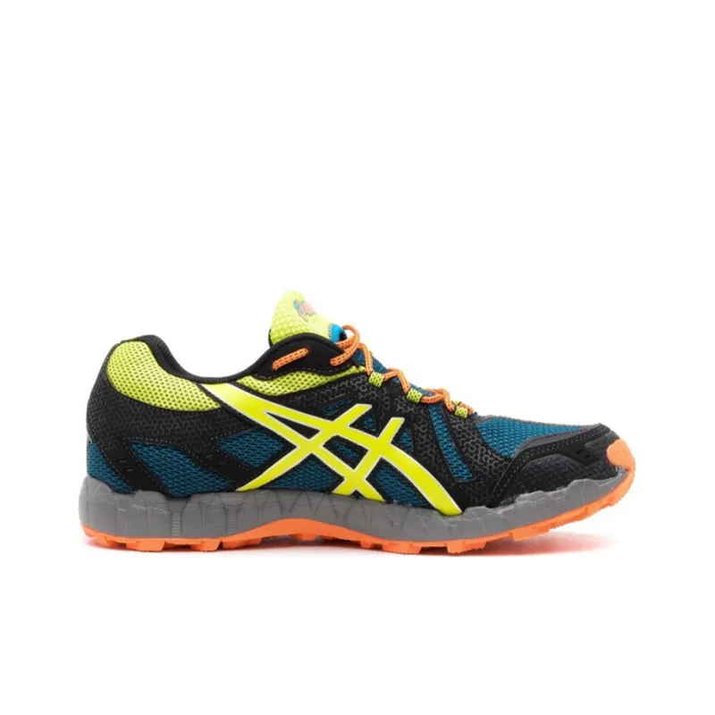 Asics Gel-Fuji Trainer Anti-Slip And Wear-Resistant Breathable Low-Top Running Shoes Men's Blue Green-1