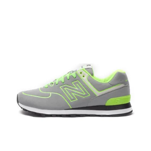 New Balance 574 Neon Lights Sneakers Grey/Green