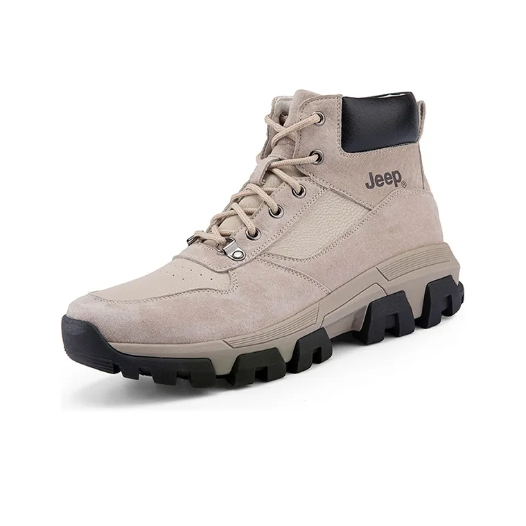 Jeep Wear Resistant Slip Resistant High Top Outdoor Shoes Men's Sand-3