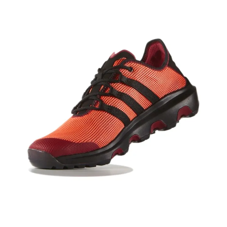 Adidas Climacool 2.0 Windy Anti-Slip Wear-Resistant Low-Top Outdoor Shoes Men's Red Black-2