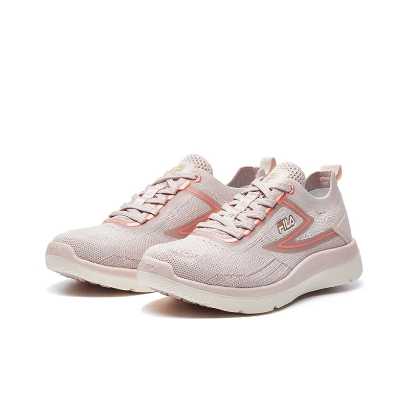 FILA Athletics Cushioning Anti-Slip Wear-Resistant Breathability Low-Top Running Shoes Women's Smoke Rose-2