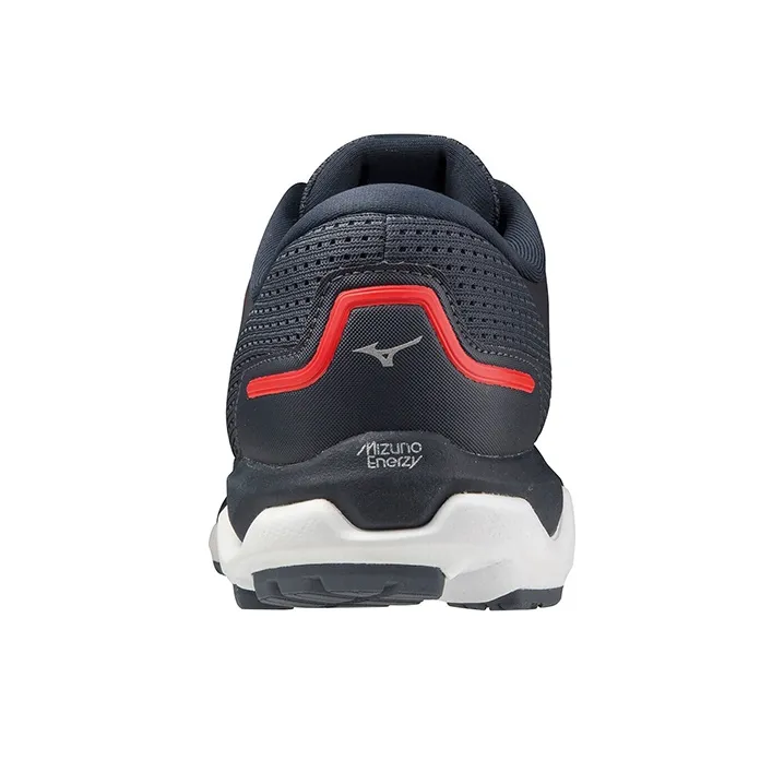 Mizuno Horizon 5 Cushioning Anti Slip Wear Resistant Breathability Low Top Running Shoes Men's Blue-3