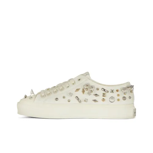 Givenchy City Skateboard Shoes Women's Low-Top White