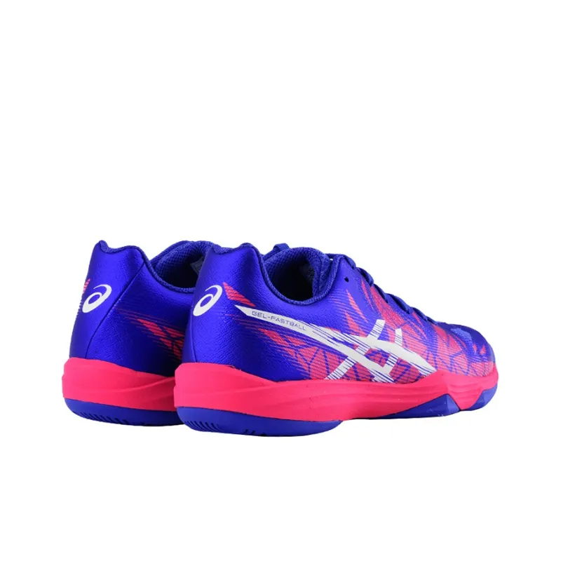 Asics Gel-Fastball Wear-Resistant Low-Top Running Shoes Women's Blue Purple-2