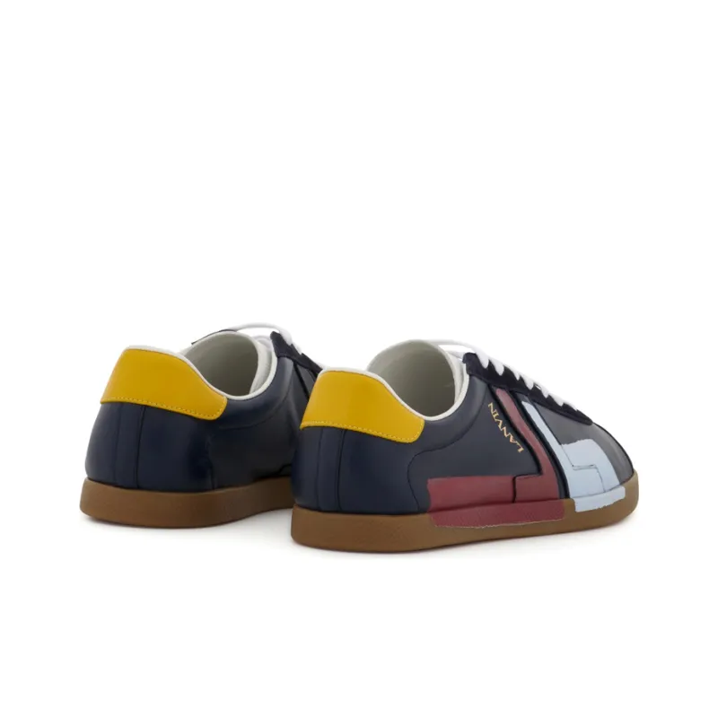 Lanvin Glen Low Top Stylish Skateboarding Shoes Men's Marine Blue-3