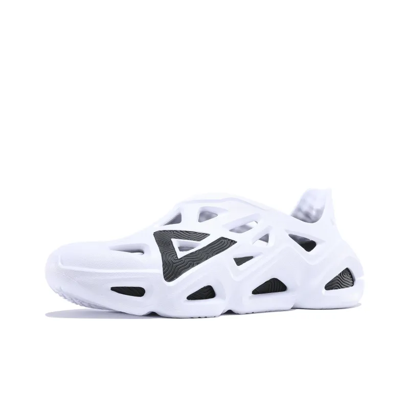 PEAK Sports Sandals Women's White Black-1