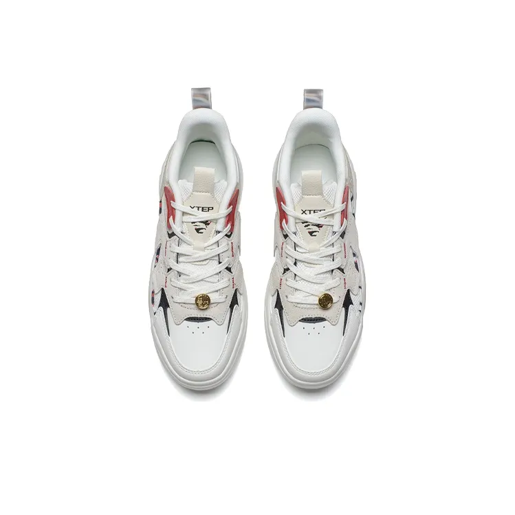 XTEP Fengxing 2.0 Casual Shoes Women's Low Top Sail White/Tea White/Black-2