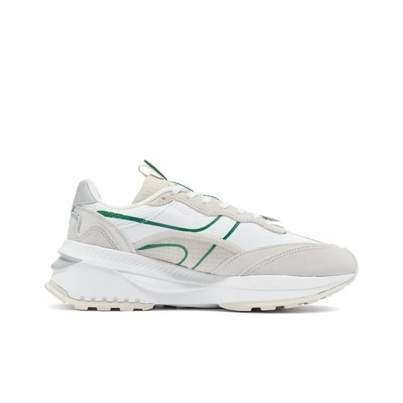 LiNing Fangyuan EVO Cushioned Slip Resistant Low Top Running Shoes Women's Bellflower Gray-1