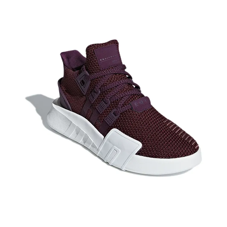 Adidas Originals Eqt Bask Adv Mid Top Casual Shoes Women's Burgundy-2