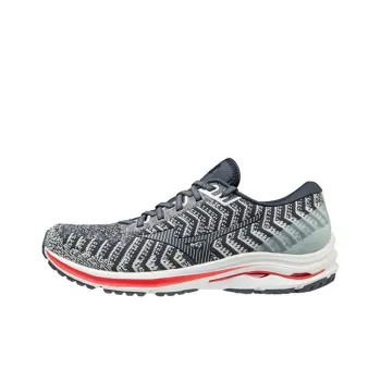 Mizuno Wave Rider 24 Running Shoes Men Low Top Black/White