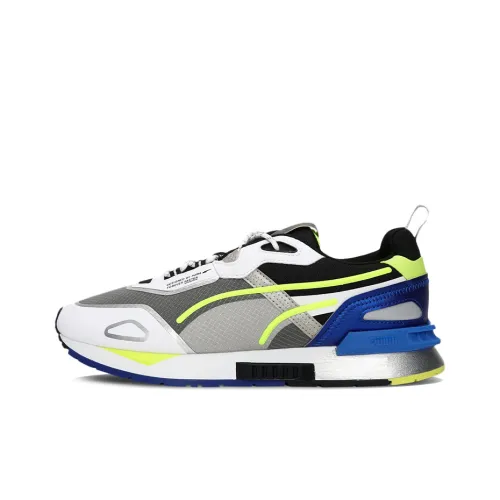 PUMA Mirage Tech Jts Slip-Resistant Breathable Low-Top Casual Shoes Women's Gray Blue Yellow