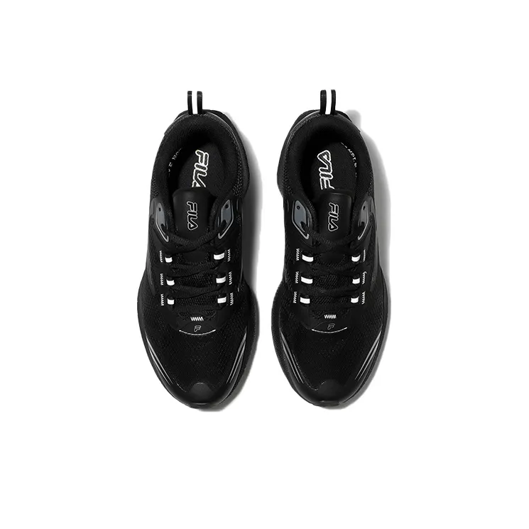 FILA Neuron 3 Cushioning Anti Slip And Wear Resistant Breathable Coverage Low Top Casual Running Shoes Unisex Black-3
