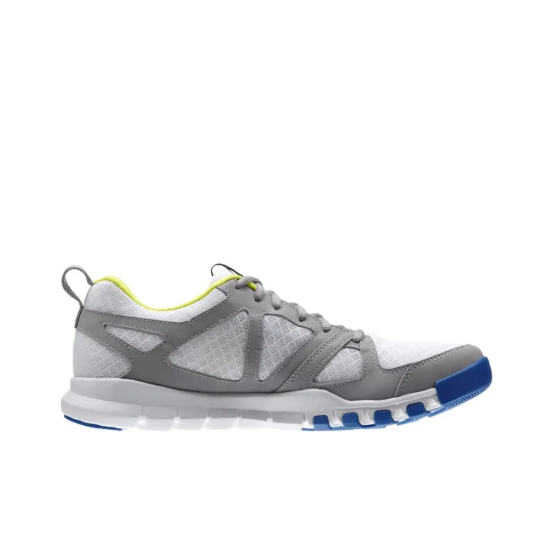 Reebok Sublite Train Cushioned Slip-Resistant Low-Top Running Shoes Men's Gray Blue-1