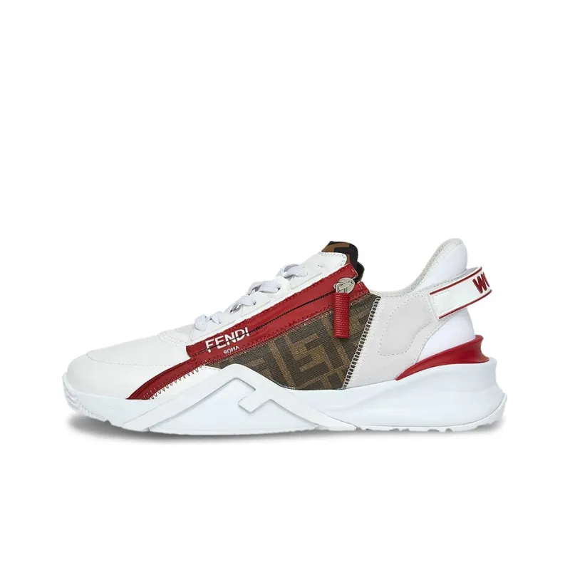 FENDI Flow Slip On White-0