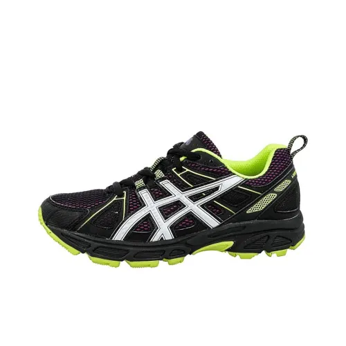 Asics Gel-patent Tambora 4 Wear-Resistant Low-Top Running great shoes Women's Black Purple Yellow