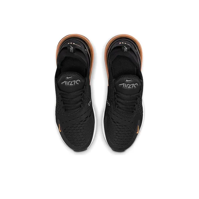 Nike Air Max 270 Black Total Orange GS-3