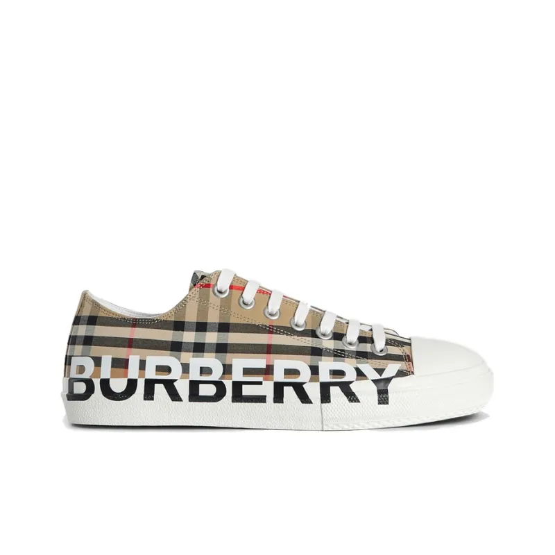 Burberry Check Logo Print Sneakers-1