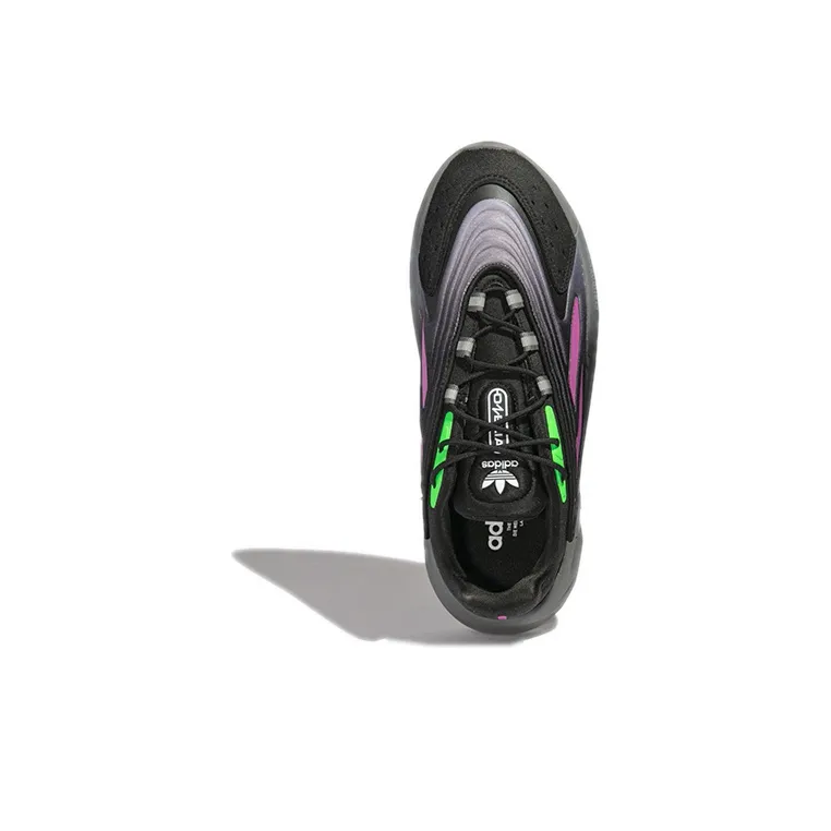 Adidas Ozelia Black Purple Screaming Green-4