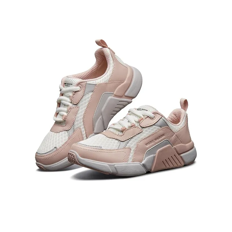 Skechers Block Casual Shoes Women's Low Top Pink/White-2
