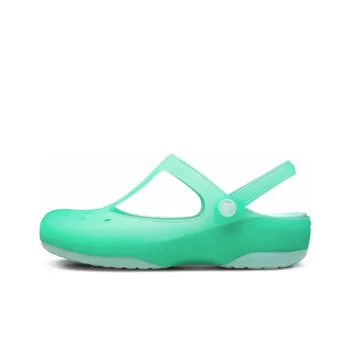 Crocs Karin Clog Beach Green Sandals Women's
