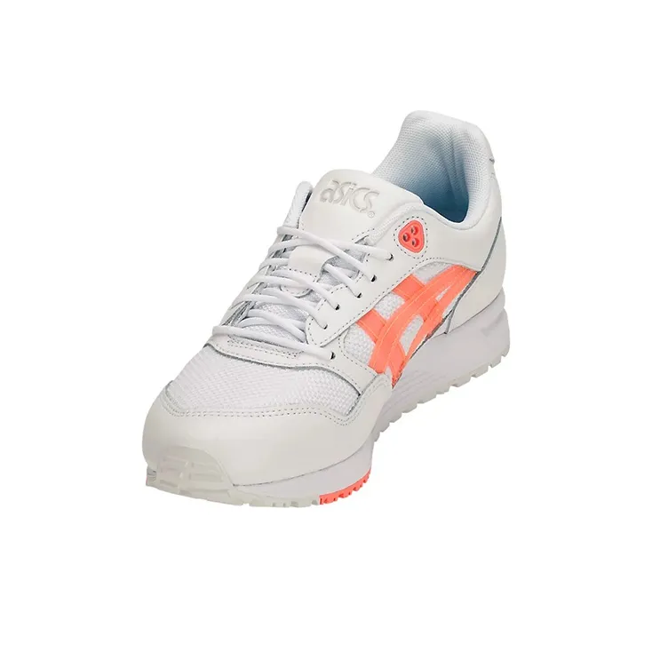 Asics Gel Saga Running Shoes Women's Low Top White/Orange-2