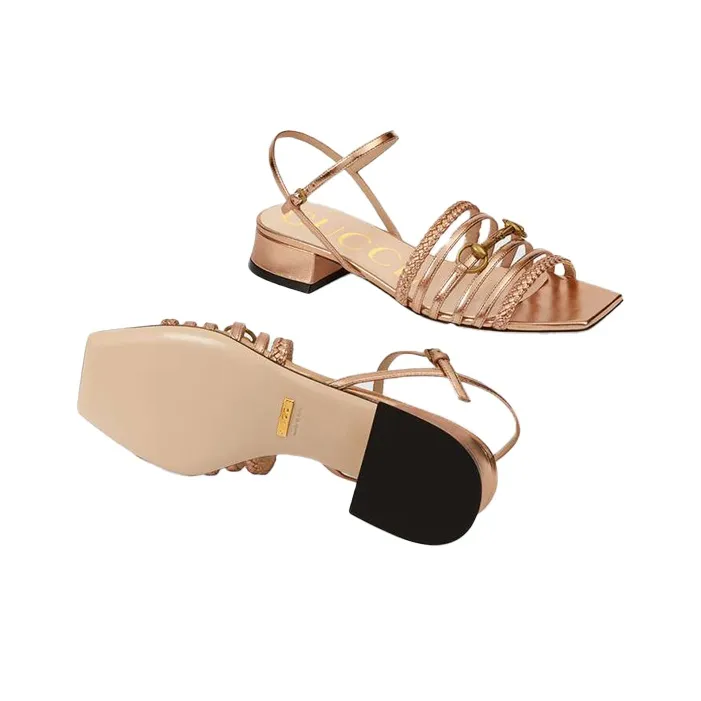 GUCCI Fashion Sandal Women's Rose Gold-4