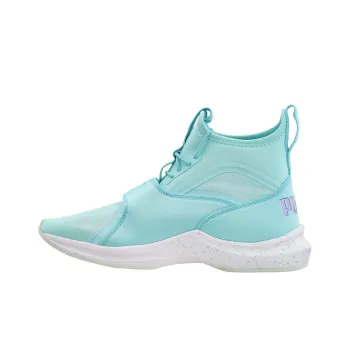 PUMA Phenom Oceannaire Cushioning Anti-Slip And Wear-Resistant Mid-Top Running Shoes Women's Blue