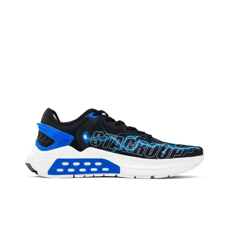 STA x LiNing Furious Rider 5 Support Low Top Running Shoes Women's Black Blue-1