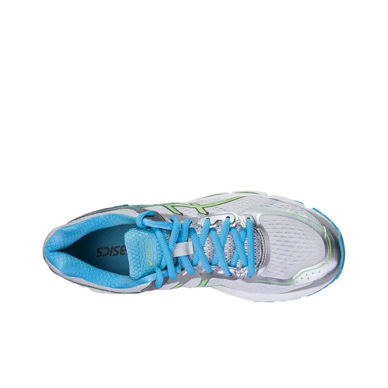 Asics Gel-Kayano 22 Slip-Resistant Low-Top Running Shoes Women's White Silver-3
