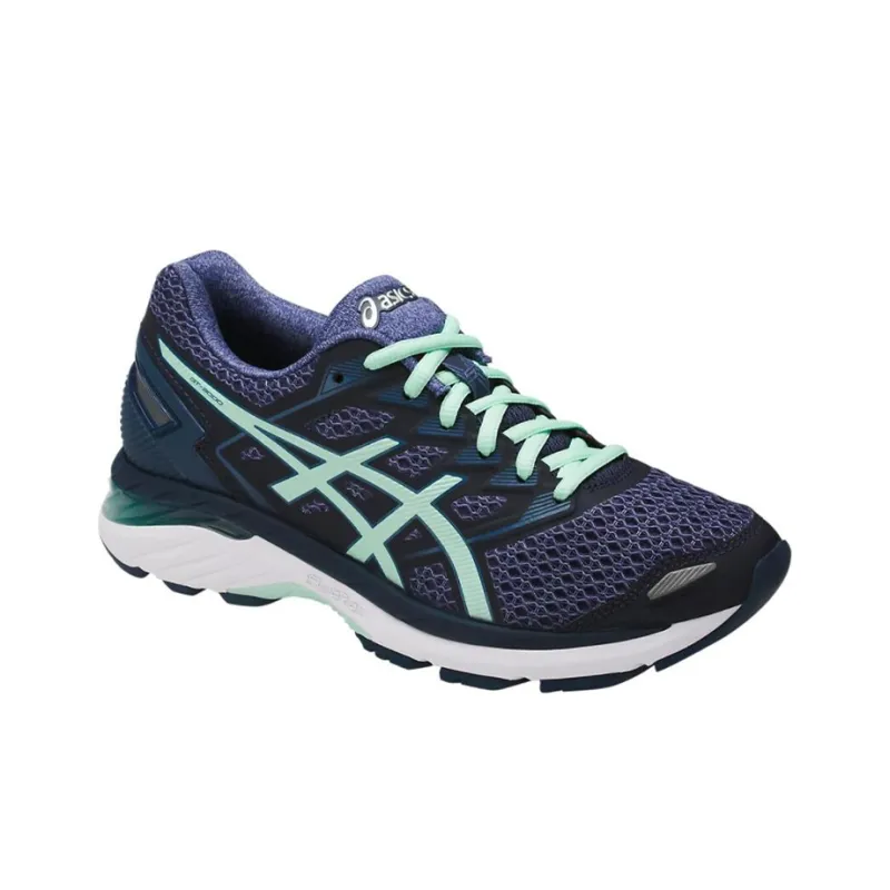 Asics GT-3000 5 Durable Breathable Low-Top Running Shoes Women's Bluemint Green-2