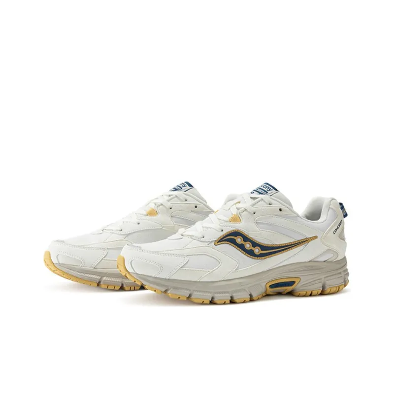 Saucony Cohesion 9 Cushioned Anti Slip And Wear Resistant Lightweight Low Top Running Shoes Unisex Ecru-2