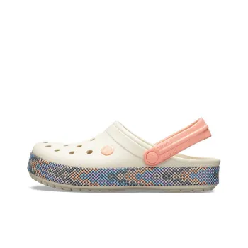 Crocs Crocband Gallery Clogs 'White Pink' Gs