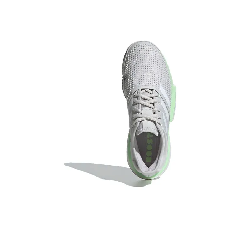 Adidas SoleCourt 'Glow Green' Women's-3