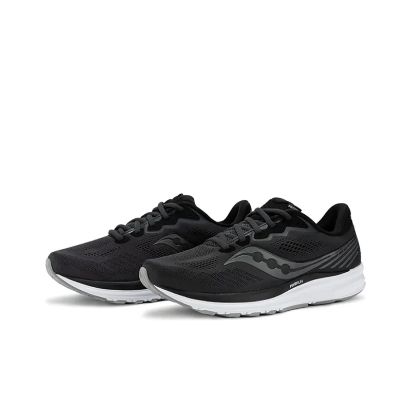 Saucony Ride Yutu 14 Running Shoes Women's Low Top Black/White-2