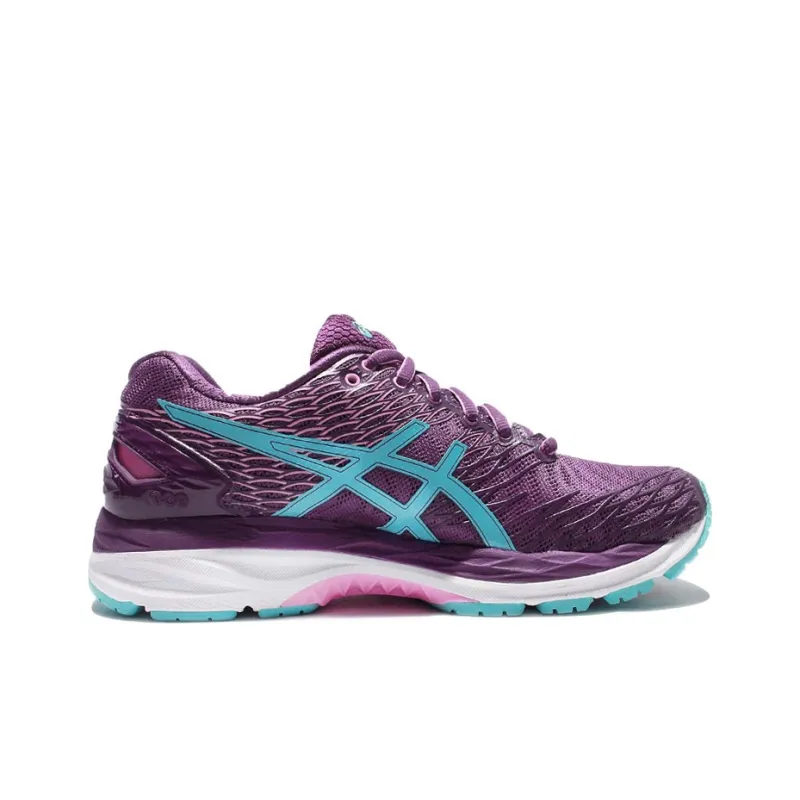 Asics GEL-Nimbus 18 Running Shoes Women's Low-Top Grape Purple-1
