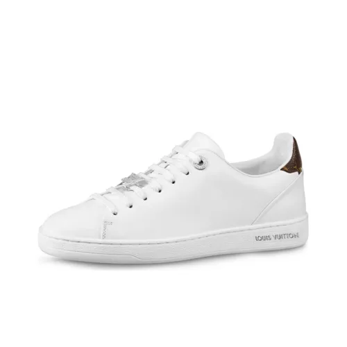 LOUIS VUITTON Frontrow Skateboard Shoes Women's Low-Top White