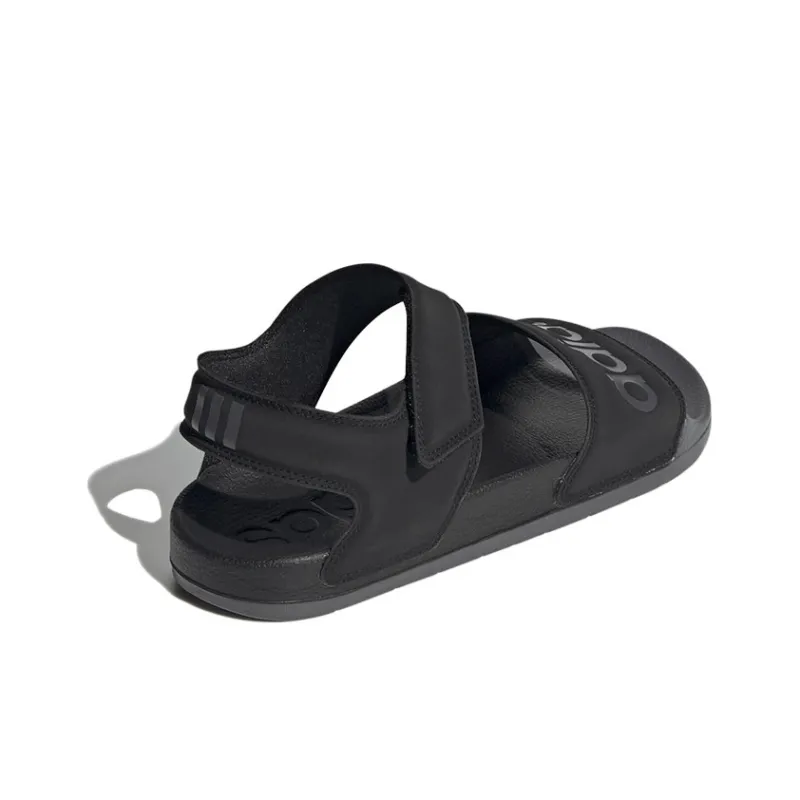 Adilette Adidas Sandal 'Black Grey'-3