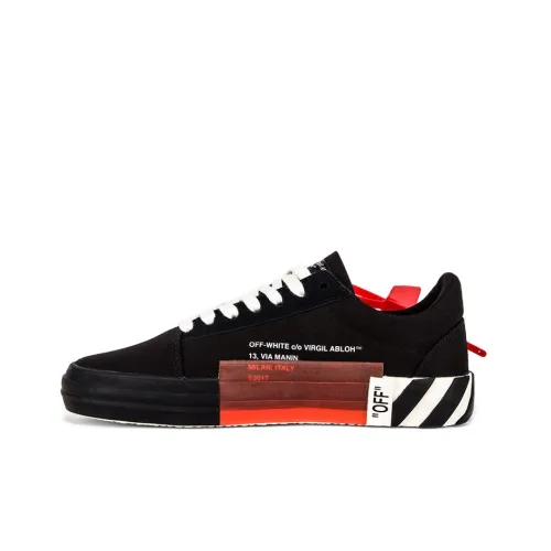 OFF WHITE Vulc Low Updated Stripes Black Women's