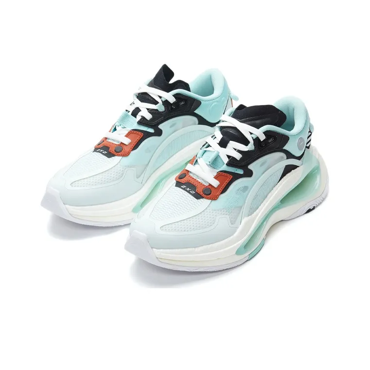 LiNing Beyond Infinity Anti Slip And Wear Resistant Lightweight Low Top Running Shoes Women's Blue-2