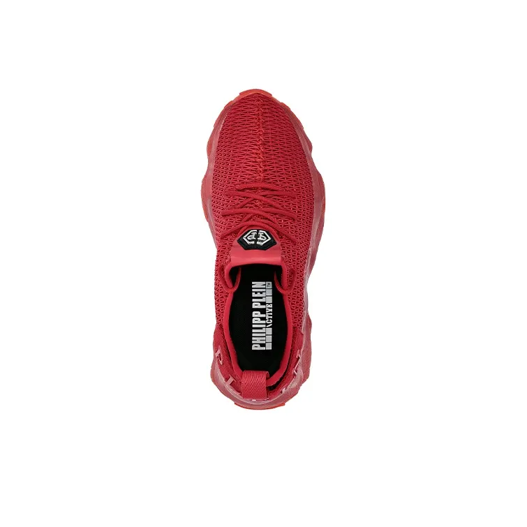 PHILIPP PLEIN Casual Shoes Unisex Low Top Red-3