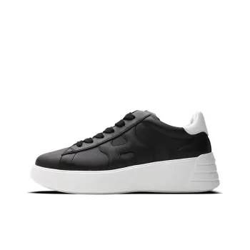 HOGAN Rebel Cushioning, Slip Resistant, And Abrasion Resistant Low Top Athletic Shoes Women's Black