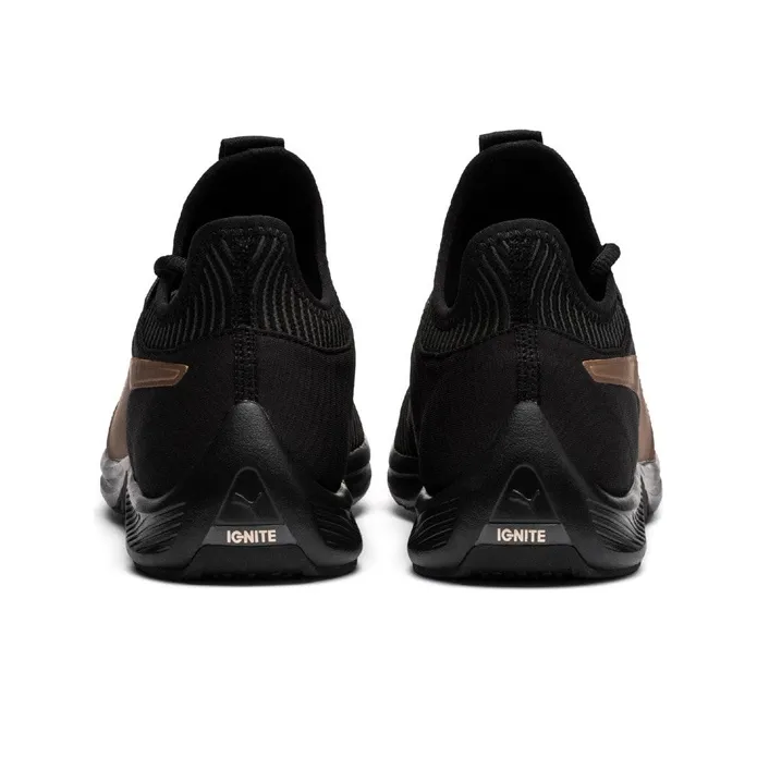 PUMA Aviator Cushioning Wear-Resistant Mid-Top Running Shoes Women's Black-3