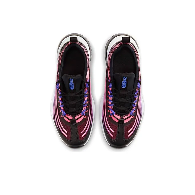 Nike Air Max ZM950 Cushioning Anti-Slip And Wear-Resistant Low-Top Running Shoes GS Black Purple Pink-3