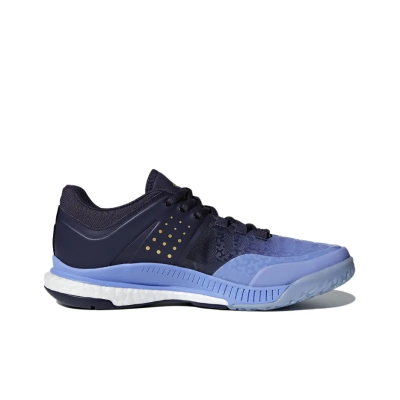Adidas Crazyflight Anti Slip Wear Resistant Low Top Running Shoes Men's Azure Blue-1