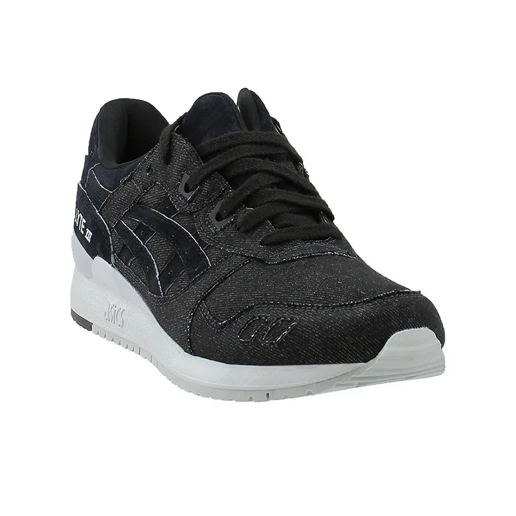 Asics Gel-Lyte 3 Wear-resistant And Lightweight Low-Top Running Shoes Men's Black Gray Color-2